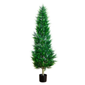 5-ft UV Resistant Artificial Cypress Tower Tree Indoor/Outdoor - SKU #T5327