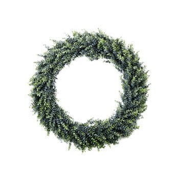 20 Artificial Eucalyptus Boxwood Wreath - SKU #W1325